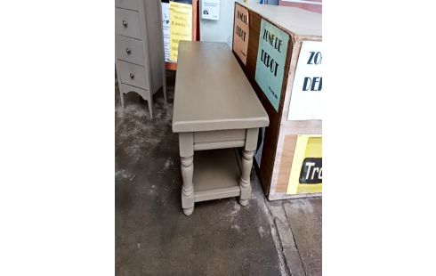 TABLE BASSE CHÊNE PEINT