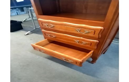 MEUBLE D'APPOINT Merisier style lxv 3 tiroirs 1 niche