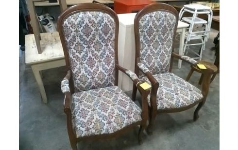 FAUTEUIL BOIS ET TISSUS