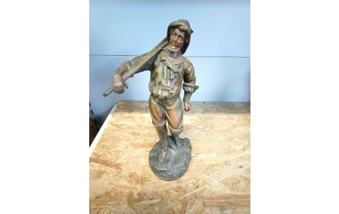 SCULPTURE REGULE PÊCHEUR