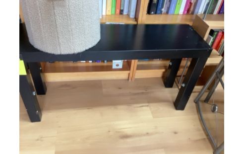 BANC ACCROCHE MURALE NOIR