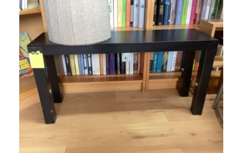 BANC ACCROCHE MURALE NOIR