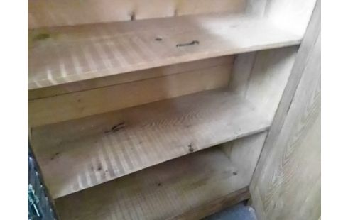 ARMOIRE 2P STYLE INDUS AVEC 1 PORTE FER