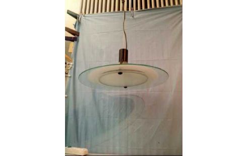 DECKENLAMPE GLAS MILCHGLAS RUND