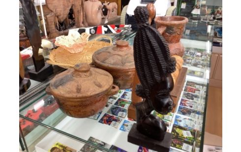 SCULPTURE BUSTE FEMME/HOMME BOIS