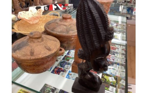 SCULPTURE BUSTE FEMME/HOMME BOIS