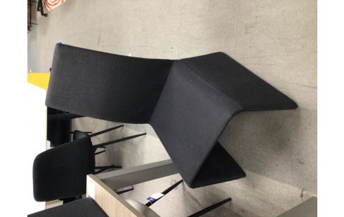 4 CHAISES DESIGN TISSU GRIS