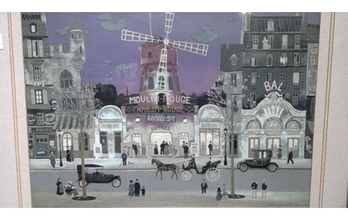 LITHOGRAPHIE MICHEL DELACROIX