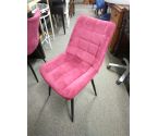 CHAISE TISSU ROSE