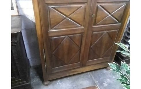 ARMOIRE ANCIENNE NOYER 2 PORTES