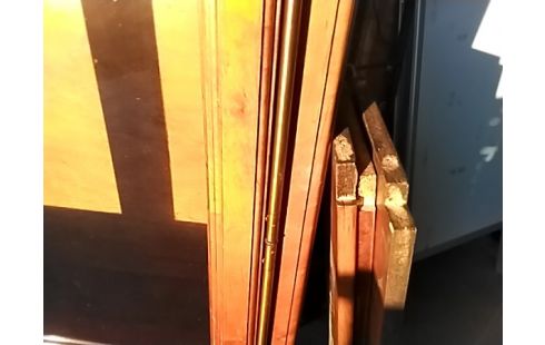 BIBLIOTHEQUE VITREE 2 PORTES AULNE CLE