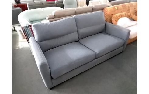 CANAPE TISSU GRIS ACCOUDOIRS SALES