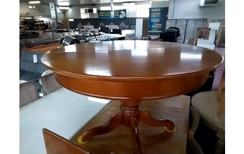 TABLE RONDE 2 ALLONGES MERISIER QUELQUES MARQUES