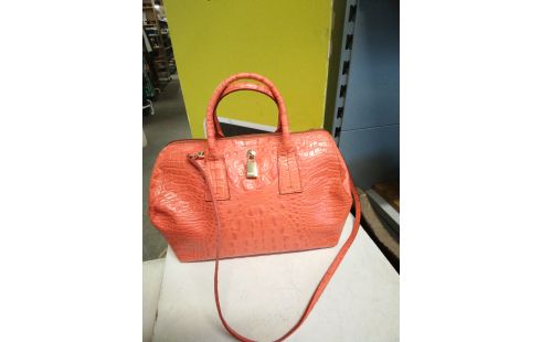 SAC A MAIN CUIR ORANGE FURLA