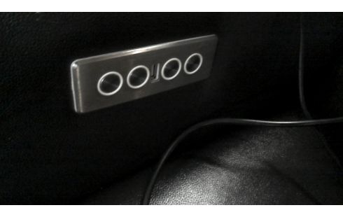 SILLÓN RELAX ELÉCTRICO NEGRO CUERO