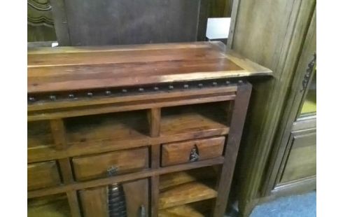 MEUBLE BAS TECK 1P 3T