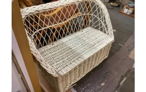 BANC COFFRE ENFANT EN ROTIN