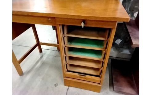 BUREAU VINTAGE RIDEAU BOIS CLE