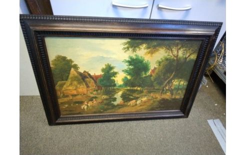 HUILE SUR CARTON STYLE HOLLANDAIS