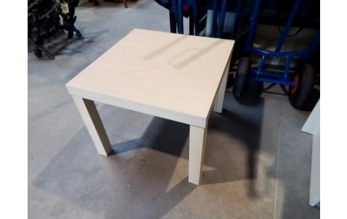 TABLE BASSE CARRÉ BEIGE