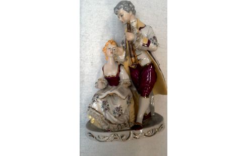 BEELD KOPPEL PORSELEIN