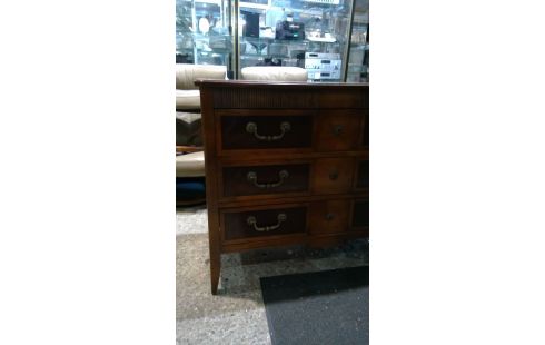 COMMODE DE STYLE 3 TIROIRS EN MERISIER