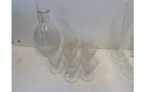 SERVICE A LIQUEUR VERRE