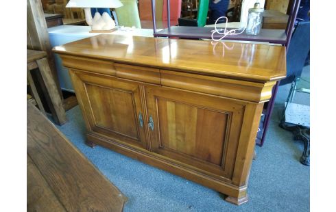 BAHUT BAS MERISIER STYLE LOUIS PHILIPPE