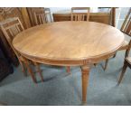 TABLE OVALE NOYER 3 ALLONGES