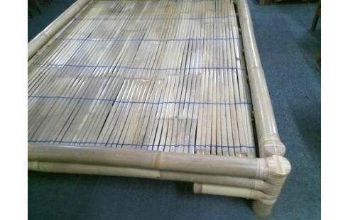 LIT BAMBOU AVEC SOMMIER BAMBOU 140x190