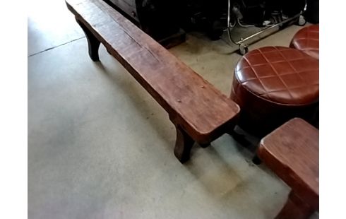 PAIRE DE BANCS CHENE MASSIF