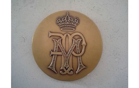 MUNT KONING IN MESSING