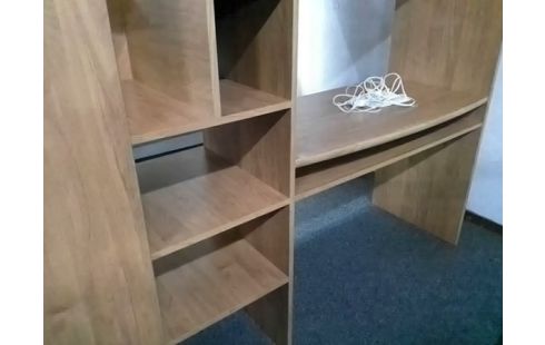 LIT MEZZANINE BOIS 90X200(+CABLE LUMIERE)