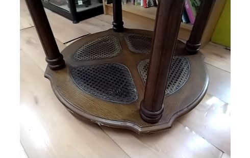 TABLE BASSE RONDE RUSTIQUE