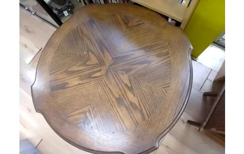 TABLE BASSE RONDE RUSTIQUE