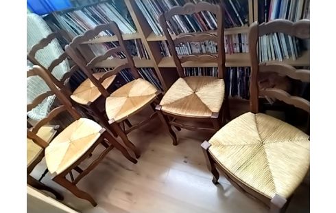 CHAISE LOT DE 6 STYLE LXV