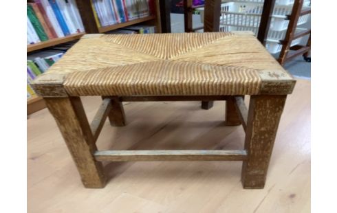 TABOURET ASSISE PAILLE