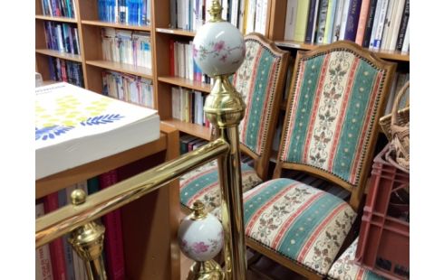 LIT 160X200 MÉTAL DORÉ