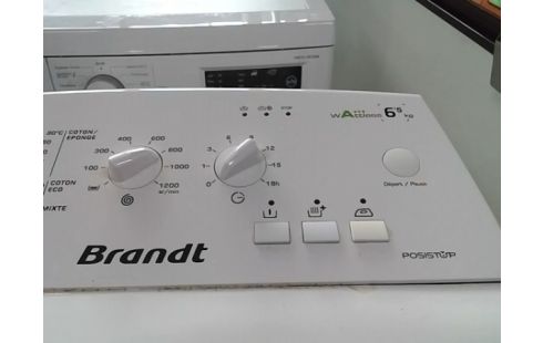 LAVE LINGE BRANDT 6.5KG - 1200 TR/MIN