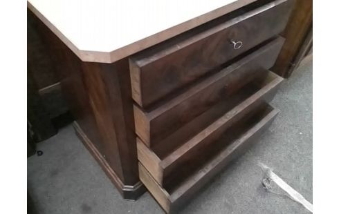 COMMODE 4T AVEC MARBRE