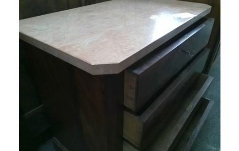 COMMODE 4T AVEC MARBRE