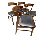 4 STOELEN FARSTRUP MODELL 206 DEENS DESIGN 1960