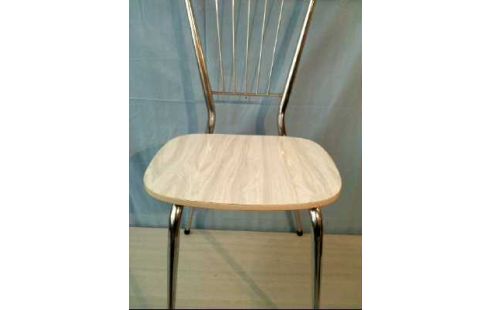 STUHL METALLGEST. OBERFLÄCHE HELL