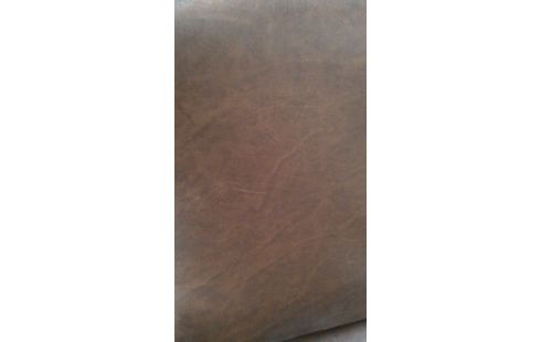 SESSEL 1 IM VINTAGE-STIL BRAUN KUNSTLEDER