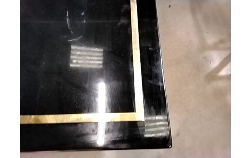 TABLE BASSE LAQUÉE NOIRE ROCHE BOBOIS