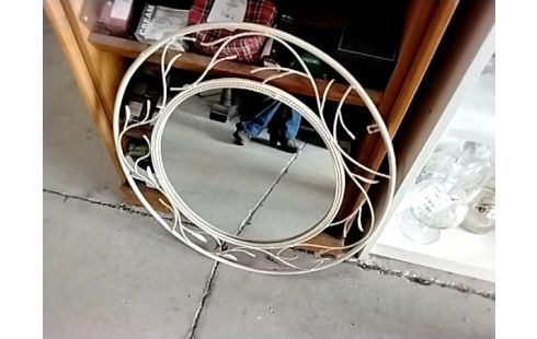 MIROIR METAL ROND