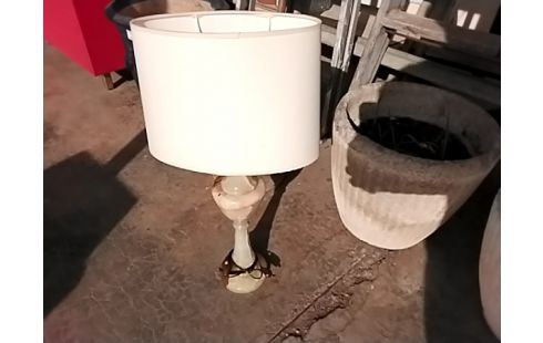 LAMPE DE SALON MARBRE ALBATRE VINTAGE