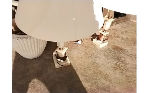 LAMPE DE SALON MARBRE ALBATRE VINTAGE