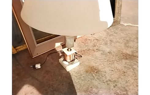 LAMPE DE SALON MARBRE ALBATRE VINTAGE