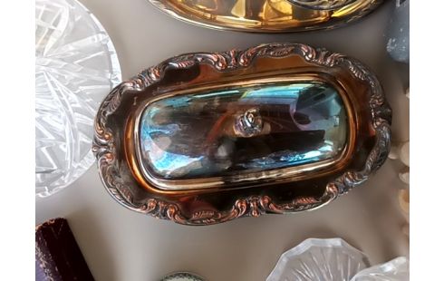 BEURRIER ST MÉTAL ARGENTÉ